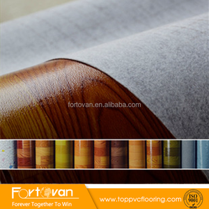Fortovan 70g ucuz vinil rulolar muşamba döşeme ruloları Piso Vinilico geri hissettim vinil rulo - Product Image 3