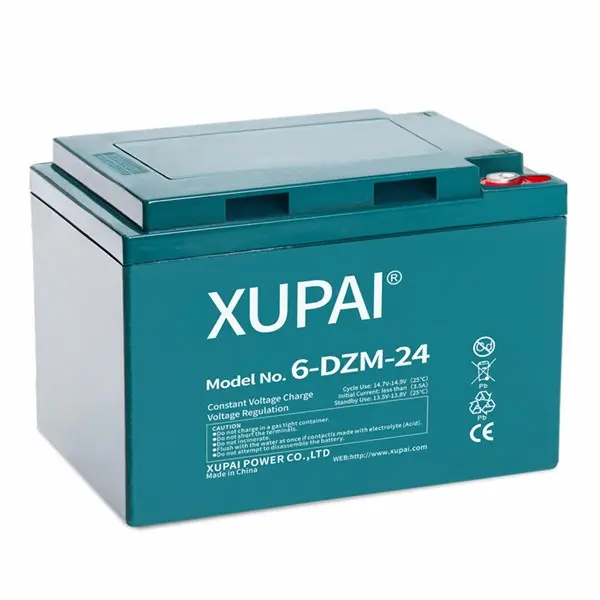 XUPAI 6-DZM-24 بطارية 12V 24AH ل سكوتر كهربائي بطاريات