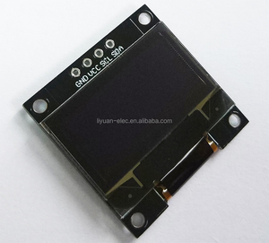 0.96 pollici 128x64 0.96 12864 4 pin fori I2C IIC seriale SSD1306 scheda pcb monocromatica micro oled display modulo