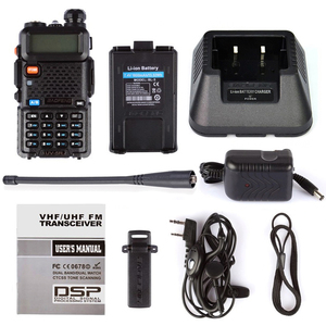 Baofeng-Radio de mano de banda dual, walkie talkie Uv 5R 5W, Radio VHF UHF, de largo alcance - Product Image 6