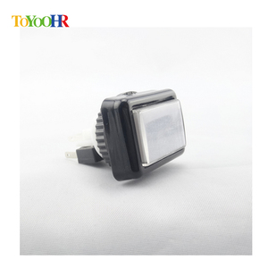 27*27 mm Illuminated square <strong>Push</strong> <strong>Button</strong> <strong>Switch</strong> Europe <strong>Push</strong> <strong>Button</strong> Arcade <strong>Push</strong> <strong>Buttons</strong> for Game Machine - Product Image 2