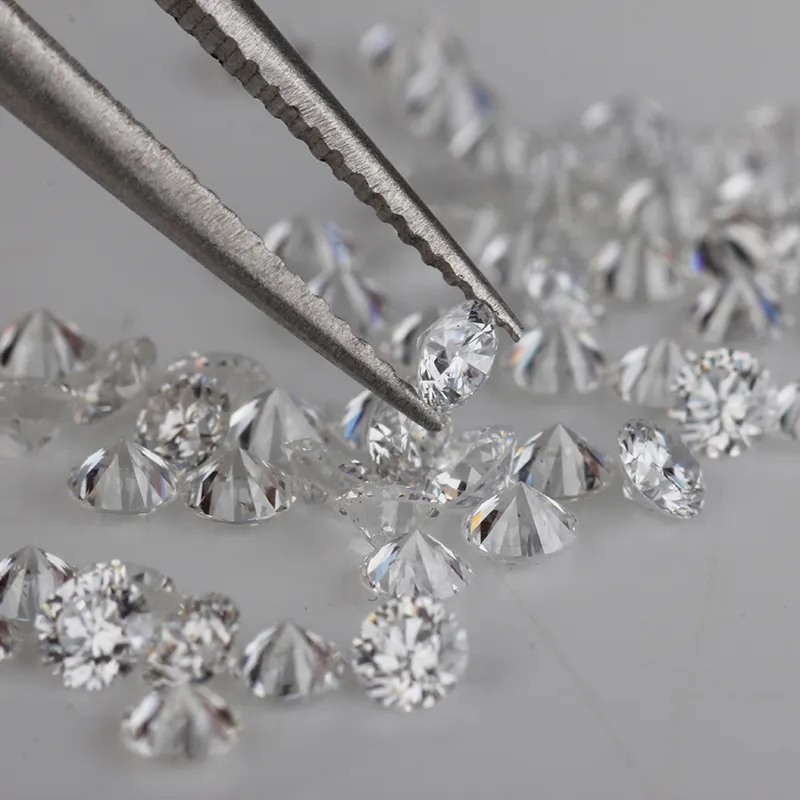 1.5mm yuvarlak küçük boyutlu cvd elmas kaba tohumları iyi cilalı hpht lab elmas fiyatı