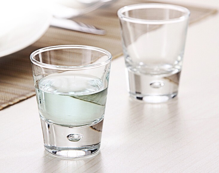 30ml mini wine glass shot glass food grade clear OEM shot glass cups