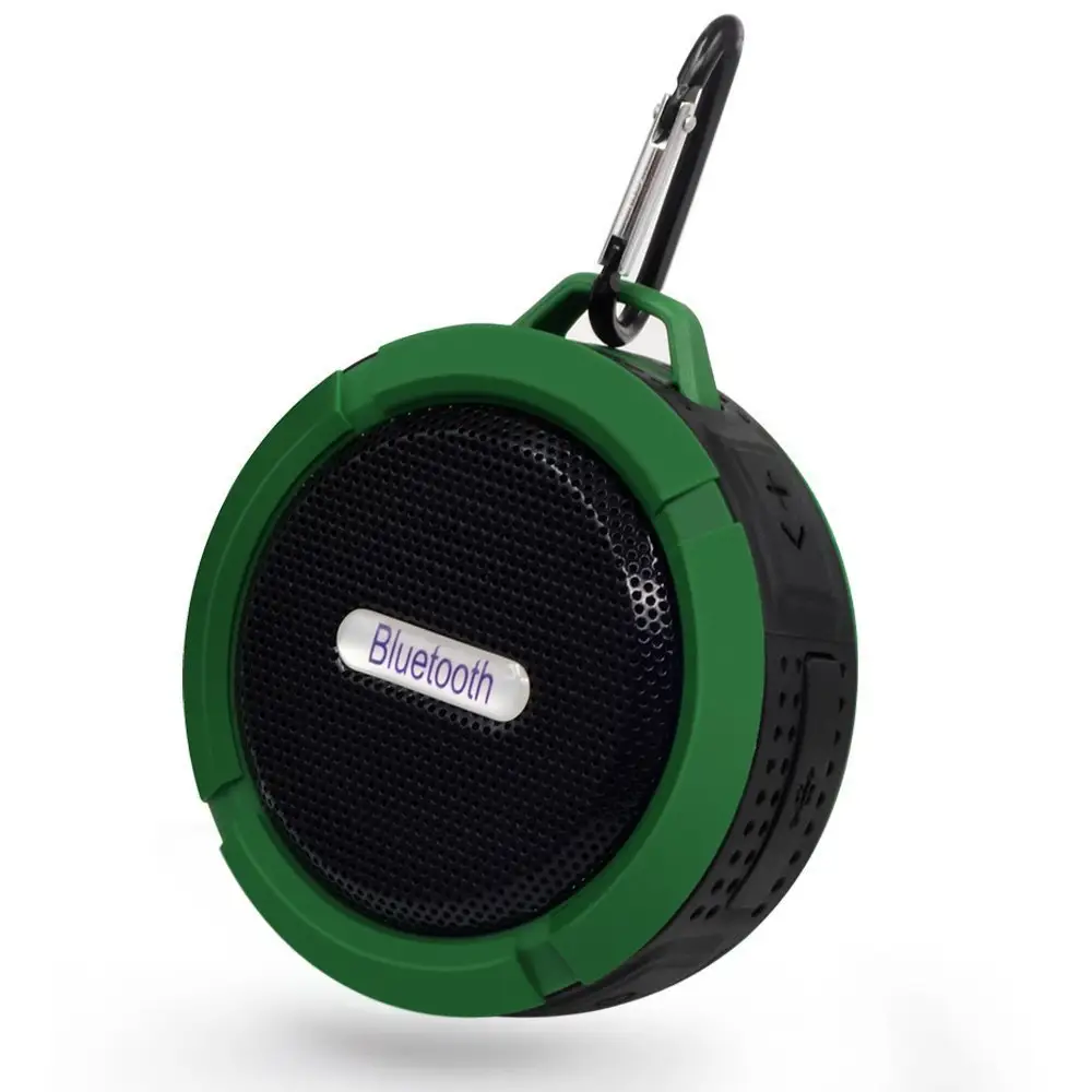 Mini Portable Wireless Waterpoof Wireless Shower Speaker C6 with FM Radio Handsfree Loudspeaker