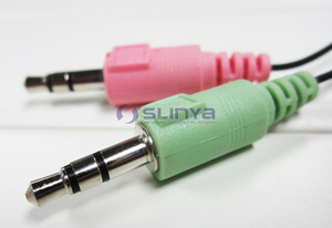 Mini Geri Çekilebilir Ses ve Mikrofon Girişi Kulaklık pc bilgisayar mikrofonlu kulaklık - Product Image 4