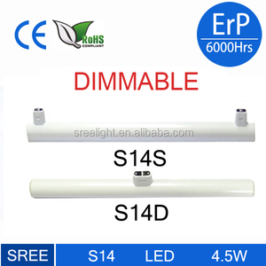 <span class=keywords><strong>6W</strong></span> <span class=keywords><strong>LED</strong></span>日光灯S14 灯管 3000K暖白S14s 500毫米