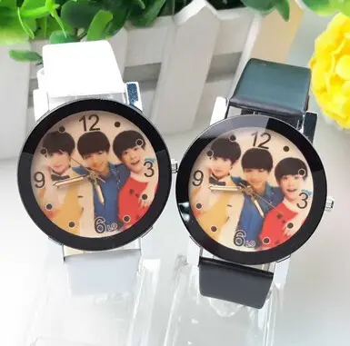 Own photo printing or Star photo printing custom leather watch