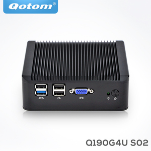 Qotom 4 Lan Dual Display J1900 <strong>Linux</strong> Latest Micro Pc Cheap Server Low Cost Firewall Mini <strong>Computer</strong> - Product Image 2