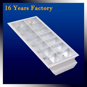 4フィートledチューブライト内蔵リフレクターワークショップ鉄ブラケットライトt8 4*40ワットグリル照明器具 - Product Image 2