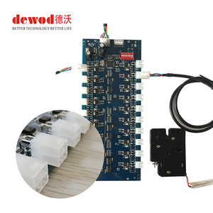 24CH 12V торговый автомат контрольная панель Популярные интеллигентая (ый) панель контроля доступа по логистике цифровой пароль замок шкафчика - Product Image 2