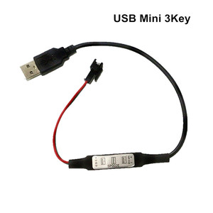 USB Пиксельная Светодиодная лента с пультом дистанционного управления, 5 в постоянного тока, 3 клавиши, RF, 14 клавиш, 17 клавиш, 21 клавиш, контроллер для WS2812B, SK6812 пиксельных полноцветных лент - Product Image 4