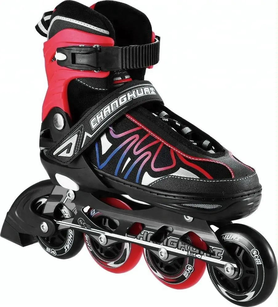 Großhandel Inline-Skates profession elle Mädchen Kinder Rollschuhe verstellbare Schuhe mit einzelnen blinkenden Rädern