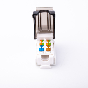 爱鹏批发8P8C 90度无屏蔽Rj45 Rj11 Utp 5e类6类6a类网络梯形插孔 - Product Image 4