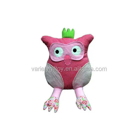 owl shape cushion/owl shape pillow with pp cotton filling