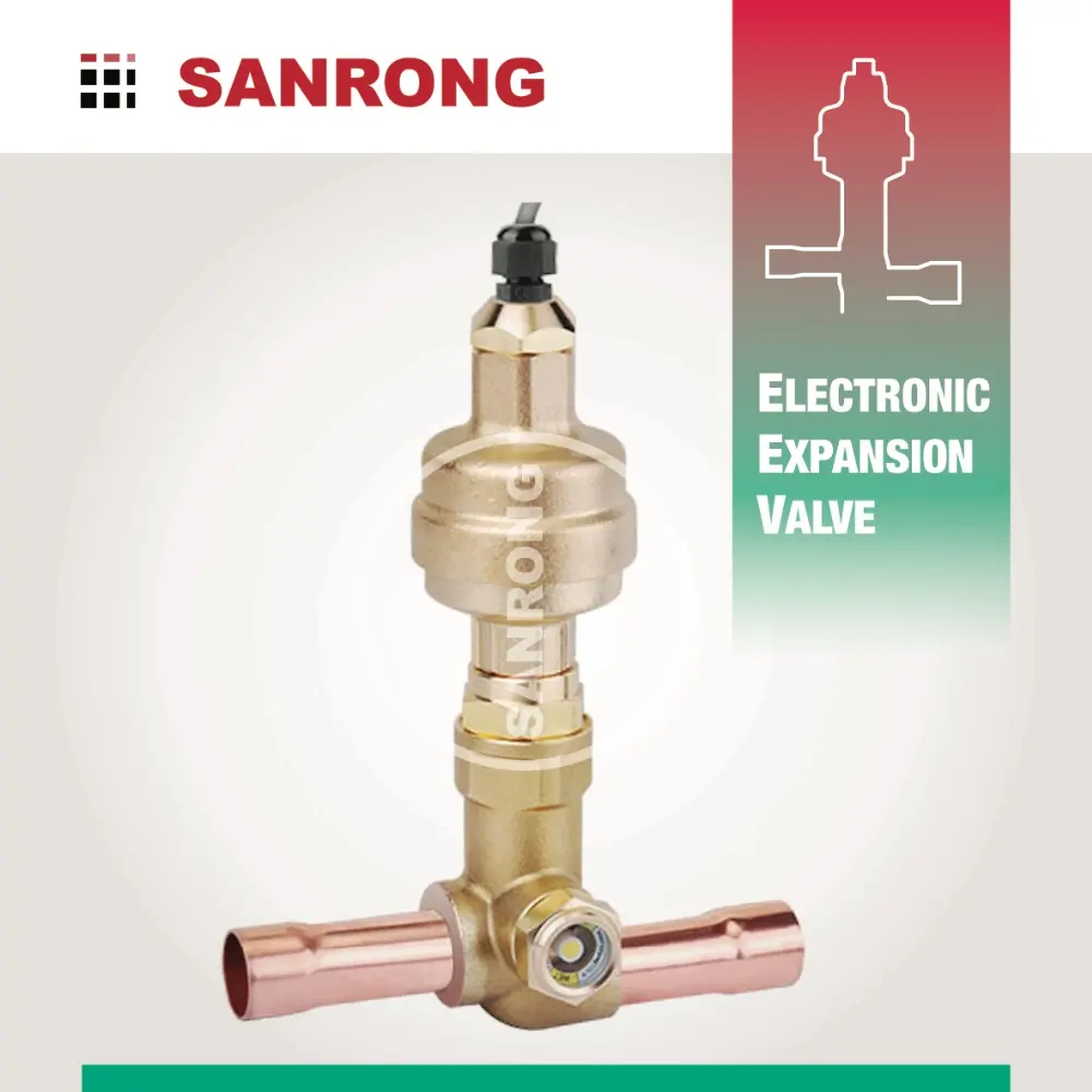 SEH-100 12V Válvula De Expansão Elétrica para R410A, ETS100, Sporlan SERI-K SERI-L, Emerson EX7, Carel E4V95 Válvula De Controle Elétrico