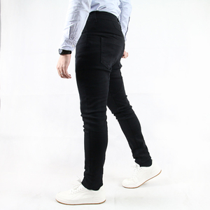 新款弹力紧身牛仔裤子黑色男士时尚长裤 - Product Image 4