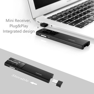 Mouse ad aria per presentatore Wireless con telecomando da 2.4GHz con puntatore Laser Laser rosso - Product Image 3