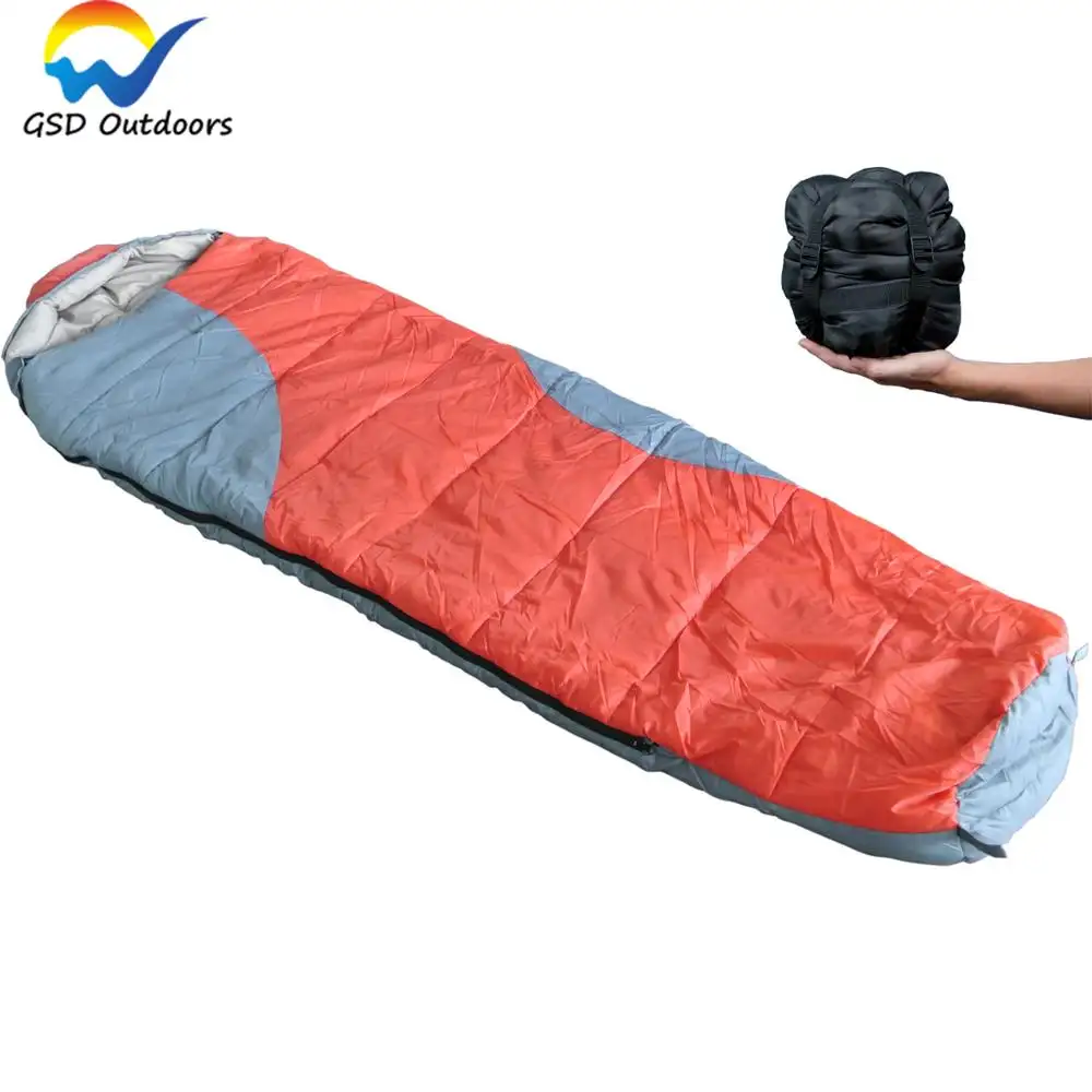 Gsd Winter Slaapzak Outdoor Lichtgewicht Draagbare Mummie Slaapzak Ultralichte Draagbare Waterdichte Camping Slaapzak