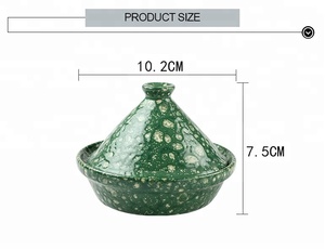 Latest到着の毎日の使用色セラミック卸売ポットタジン鍋