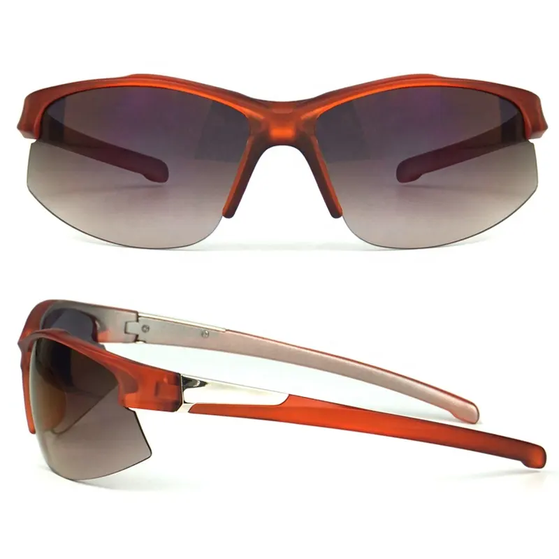 2023 lunettes de conduite demi-monture promotionnelles lunettes de soleil de sport de sécurité à la mode
