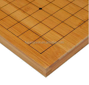 Bamboo 0.8&quot; Etched Go Table Board Goban Chinese Chess Double-sided Board Set XIANGQI for Game - Product Image 2