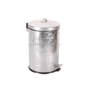 ทรงกระบอกเหล็กชุบสังกะสีเหยียบถังขยะถังขยะwasterถัง20L <span class=keywords><strong>30L</strong></span> 40L