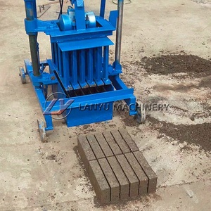 LANYU bloque usado para la venta/máquina de bloque completamente automática precio/manual comprimido la máquina de bloques de tierra precio - Product Image 2