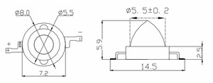 Wholesale Custom 60deg Angle High Power 3W 800 810 830 850 880 890nm IR <strong>Led</strong> Diodes Chip Made in China - Product Image 3