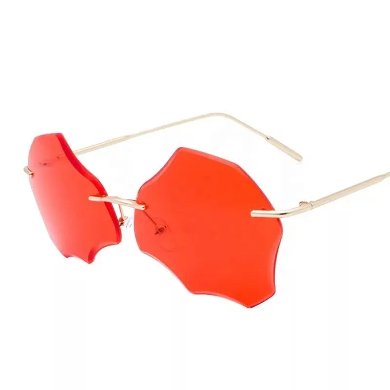 2021 Irregular Sun Glasses Fashion Metal Unisex Street Popular Colors Sunglasses