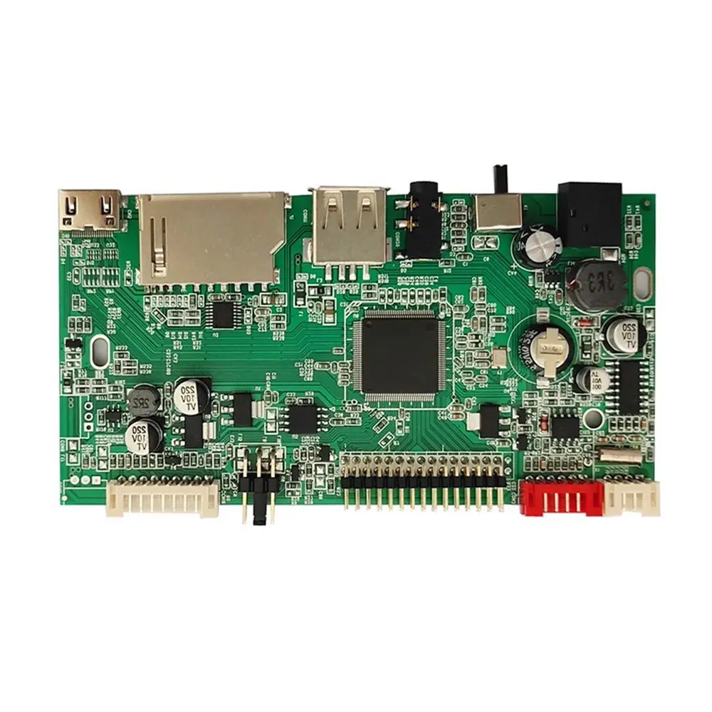 सामान्य एलसीडी नियंत्रक बोर्ड LVDS के प्रदर्शन पर डिजिटल फोटो फ्रेम ऑटो खेलने के लिए समय पर स्विच/एसडी के साथ बंद कार्ड यूएसबी HDMI