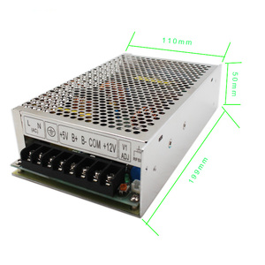 デュアル出力安定化ACDC電源可変ADD-155C W 54V 5VLED照明短絡/過負荷/過電圧1kg - Product Image 5