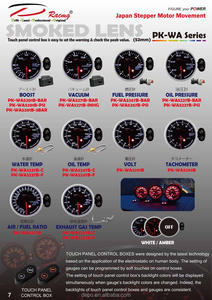 52mm Depo מירוץ מגע פנל צעד מנוע טורבו Boost מד