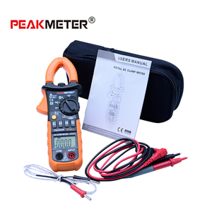 Peakmeter PM2008B 2000 zählt LCD Display Digital Clamp meter Multimeter Kontinuität Diode duty Prüfung Mit Auto/Manuelle Palette