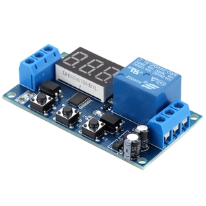 DC12V LED <strong>Display</strong> Automation Delay <strong>Timer</strong> <strong>Control</strong> Switch Multifunction Self-lock PLC Cycle Delay Time Relay Module with case - Product Image 4