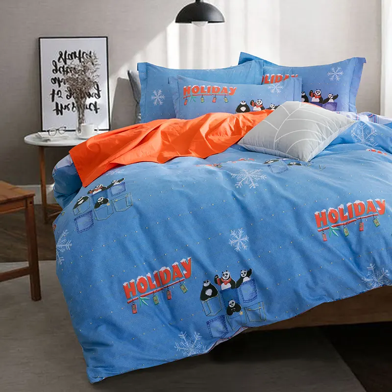 Cartoon design 100% cotton bedding sets wholesale and OEM bedding sets