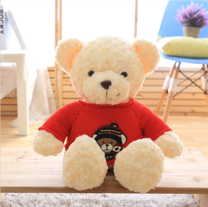 カスタムサイズの服を着たセーターテディベアぬいぐるみ子供と誕生日プレゼント - Product Image 5