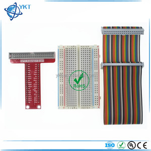 Raspberry Pi 3 & Raspberry Pi 2 modello B piastra adattatore GPIO versione plug-in oro + MB-102 830 punti Breadboard + kit cavo GPIO - Product Image 2
