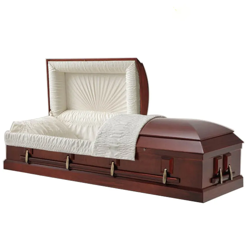 Недорогие похоронные деревянные шкатулки и гробы E999 в американском стиле