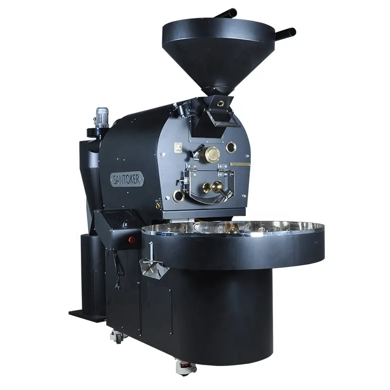 Wintop Santoker 15Kg Commerciële Koffiebrander En Afterburner Voor Verkoop/Koffiebranderij Apparatuur Volledige Set Voor Verkoop