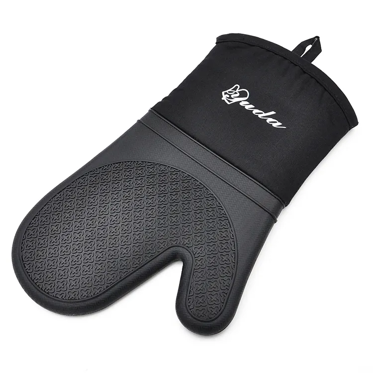 BSCI coton doublure vente chaude nouvelle conception gant de four gants de four en silicone pour la cuisine