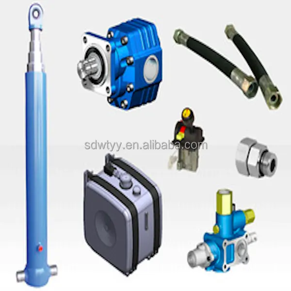 Muldenkipper hydraulikzylinder teile/hydraulikzylinder muldenkipper/hydraulische teleskopzylinder für kipper lkw