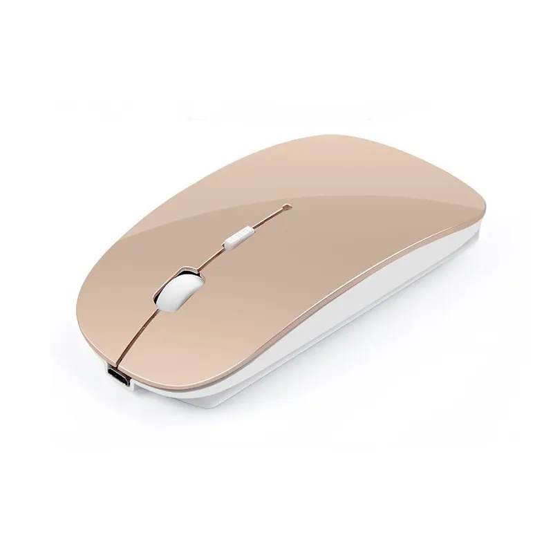 Oempromo custom logo 2.4ghz rechargeable wireless mouse