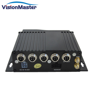 4CH araba GPS ile <span class=keywords><strong>3G</strong></span> Wifi GPS ADAS araba dvr'ı kamera 1080P HD gece görüş geniş açı