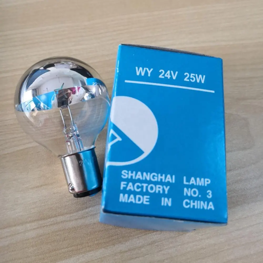 WY 24V 25W shadoless lámpara halógena 24v25w BA15D para hanaulux 016164 sin sombra de luz