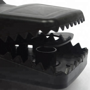 Mustrap Humane Snapマルチライブキャッチスプリング自動スプリングブラックプラスチックマウスラットマウストラップ用 - Product Image 5