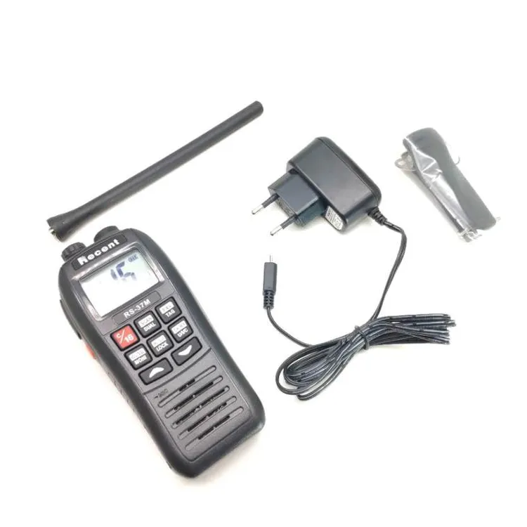 USB charge flotteurs et clignote alarme Vibration Fonction Drainante IPX7 étanche VHF Radio Maritime XH-37M
