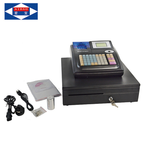 RS232/USB Retail Shop Electronic Cash Register Machine with Cash Box and 58mm Printer