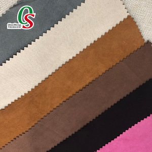 100% Polyester Tổng Hợp Chải Vải Da Lộn Cho Giày Mũ Sofa Bọc - Product Image 6