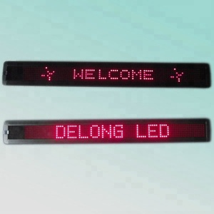 7 X95pixel Red Indoor Dot Matrix Fernbedienung Programmier bare LED-Anzeige Schild - Product Image 1