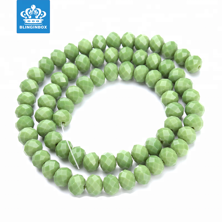 Fabriek Groothandel Hoge Kwaliteit Glas Crystal Rondelle Kralen Voor Sieraden Diy Decoratie